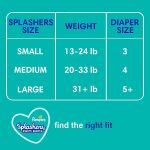 Pampers Splashers Swim Diapers - Size S, 20 Count, Gap-Free Disposable Baby Swim Pants - Image 5